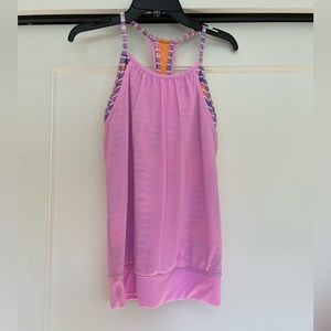 Ivivva Girl’s Tank Top with Built in Bra Size 12